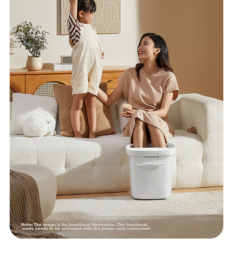Mijia Xiaomi Foot Soaking Bucket, Fully Automatic Massage And Heating Foot Bath, Smart Sterilization Foot Spa Basin, High-Depth Calf-Washing Tub for Home Use, Birthday Gift for Mom Or Elderly 23