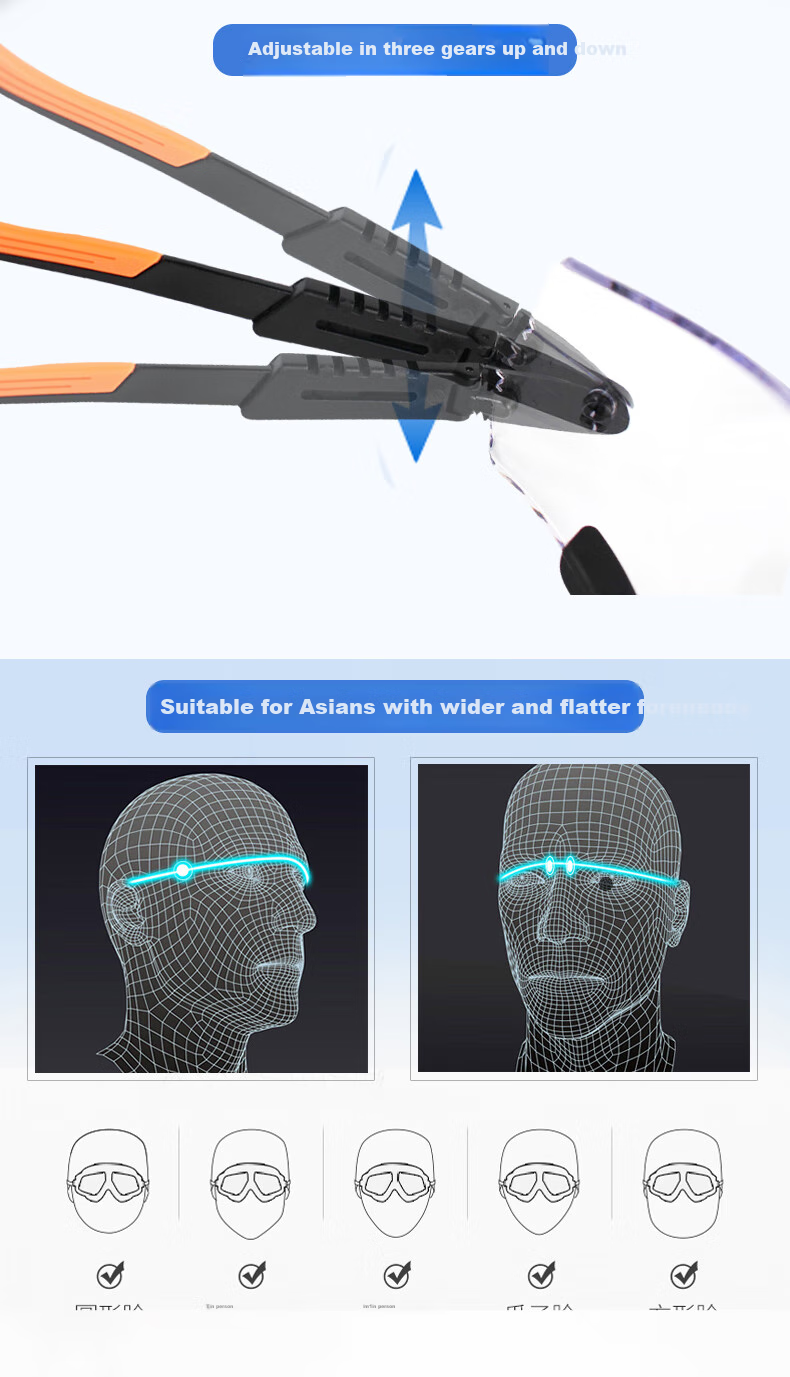 Qiutong Goggles, Anti-Fog Protective Eyewear, Post-Surgery Dust-Proof And Splash-Proof Industrial Glasses 3012AF 3