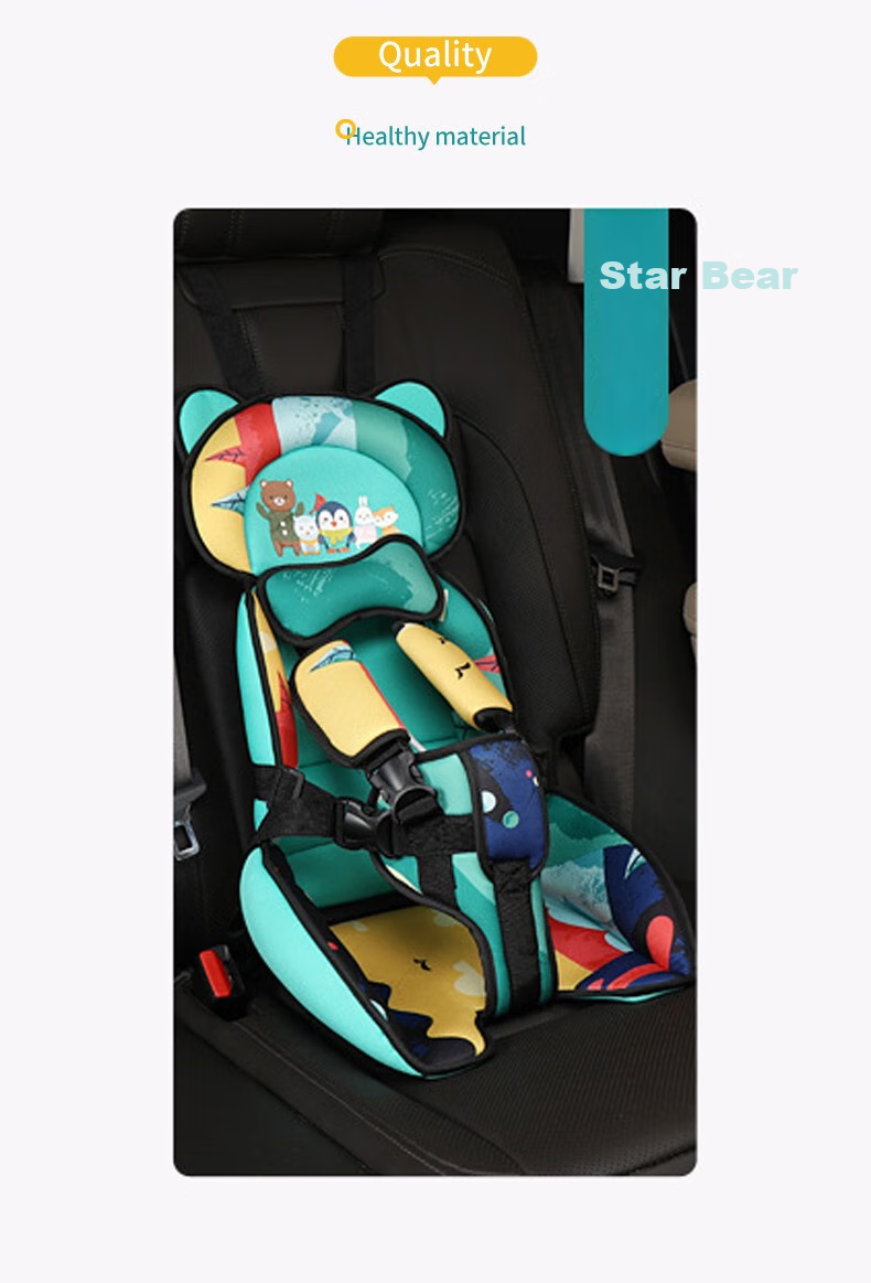 Dijialun Car Child Seat Cushion, Simple Portable Safety Belt Fixer, Shoulder Pad, Cartoon Girl Seat Cushio 9