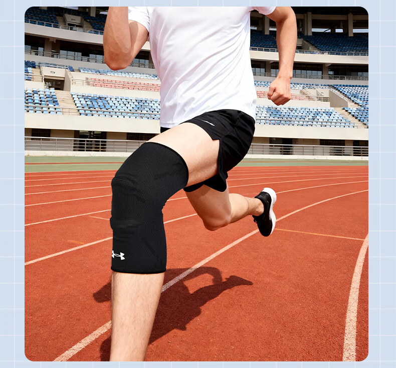 Under Armour Knee Brace Sports Warmth Meniscus Knee Joint Basketball Running Badminton Patella Mountaineering Old Cold Leg Support 8