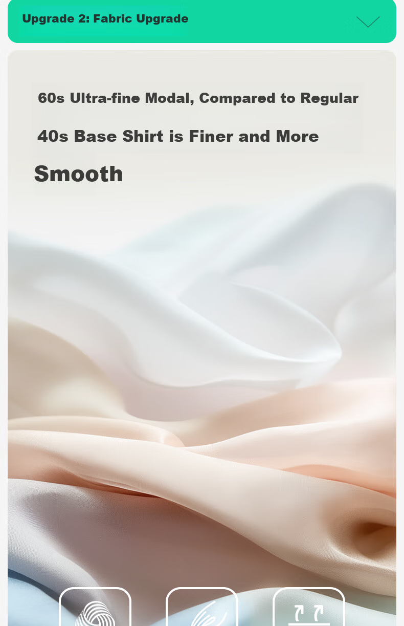 Jianyun Seamless Modal Short-Sleeve T-Shirt for Women, Solid Color Undershirt, Basic Base Layer Top, Thin Underwear for Summer 8