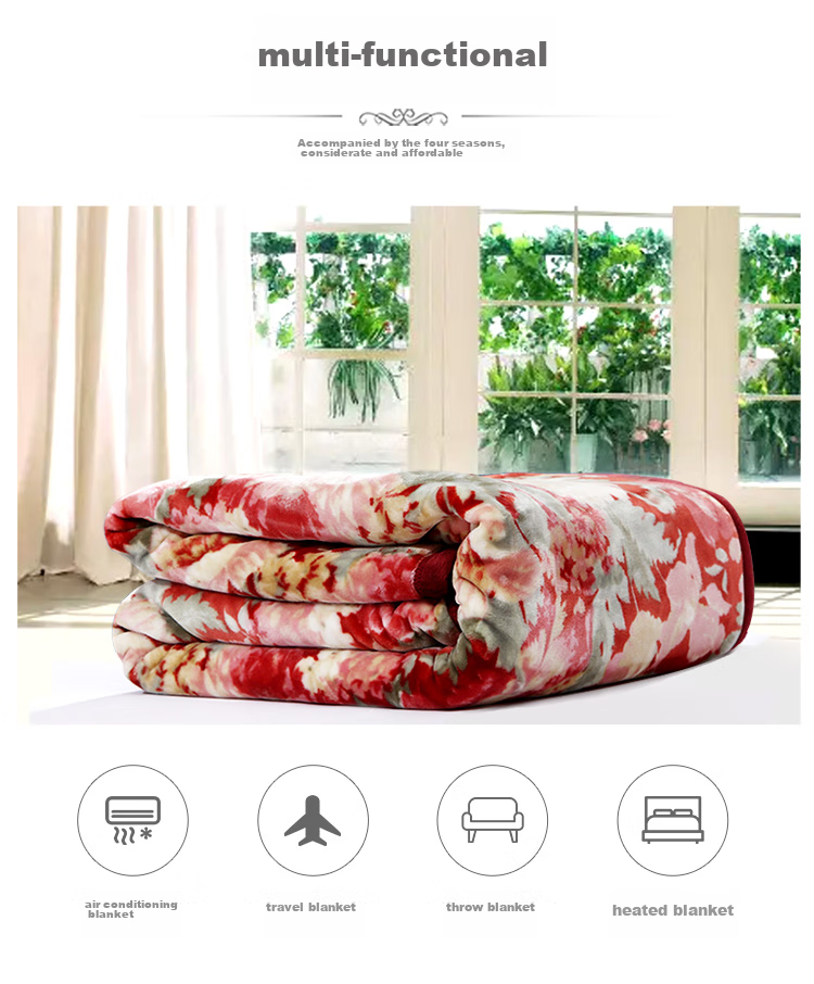 FUANNA Home Textile Blanket, Flannel Throw, Nap Blanket, Air Conditioning Blanket, All-Season Throw, Zuoyan Huakai 1.8*2m 8