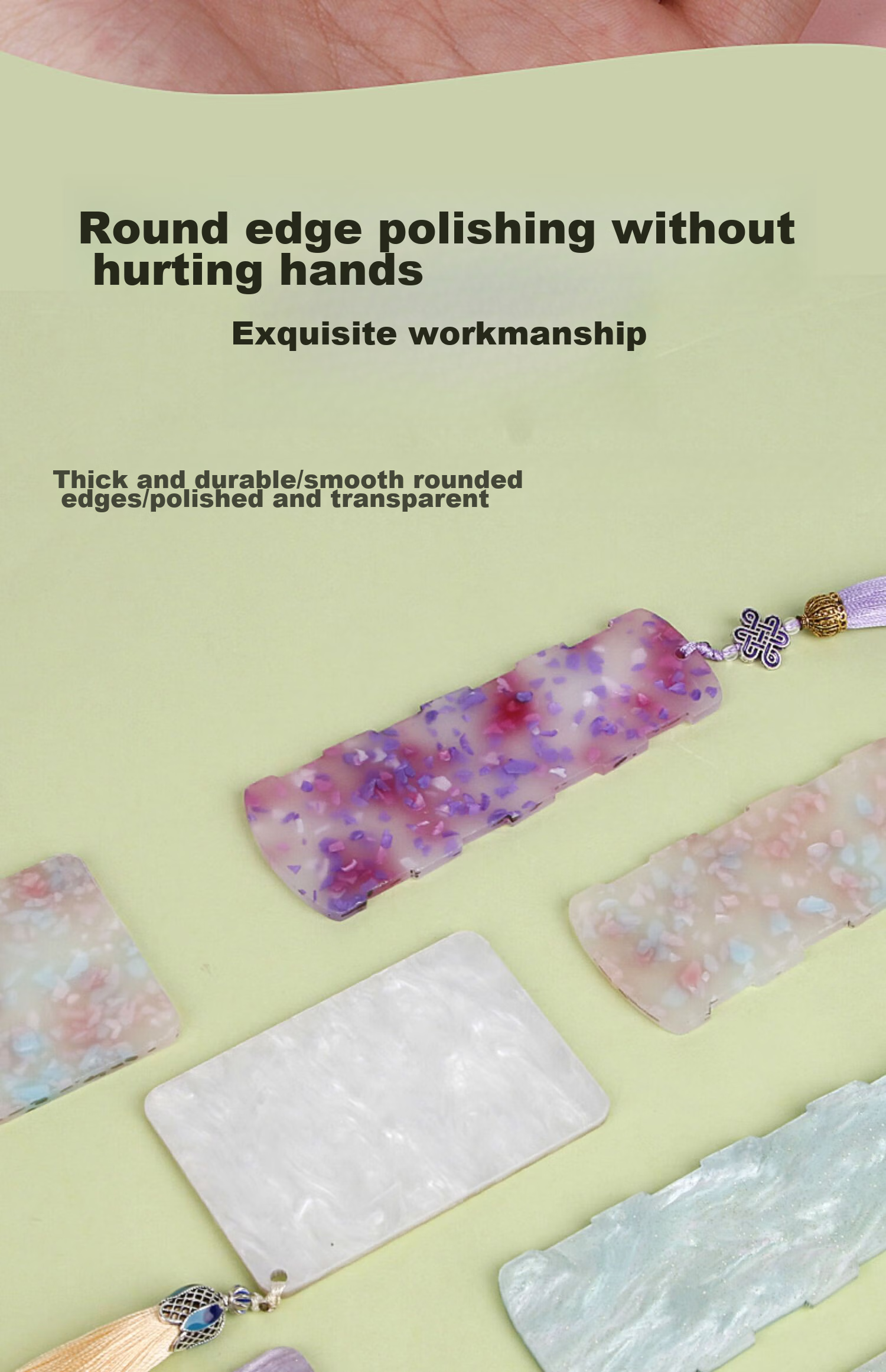 Maneryuepu Guzheng Fingernail Storage Board, Pipa Nail Board, Nail Wrapping Board, Nail Wrap Card, Adhesive Tape Accessories, 2 Pieces Per Pack 13