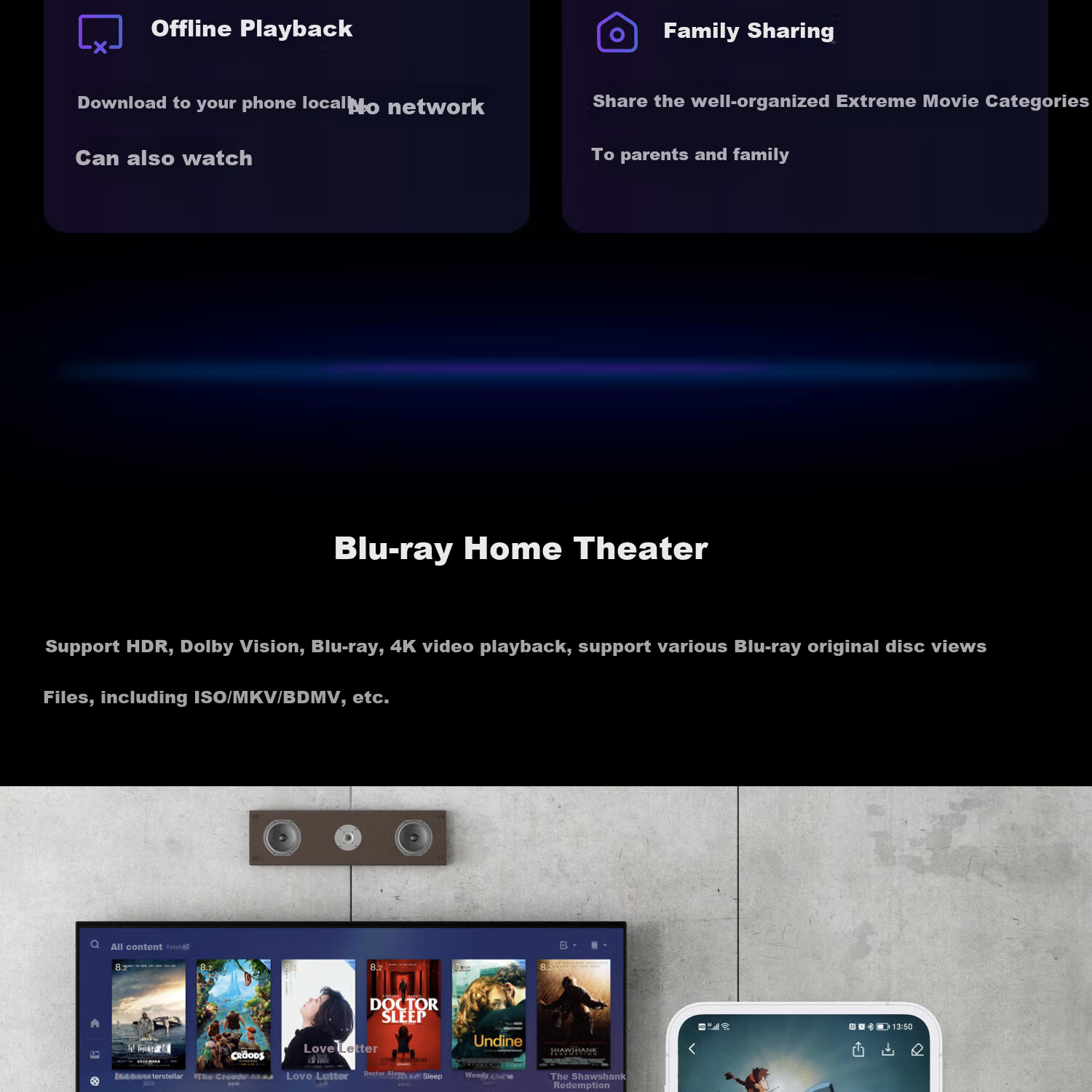 Jikongjian Private Cloud Q2C Quad-Core Dual-Bay NAS Network Storage Smart AI Entertainment Audio-Visual Office Home Cloud Server, Compatible with Mobile Phones And Tablets, Suitable for IPhone 17 Series 15
