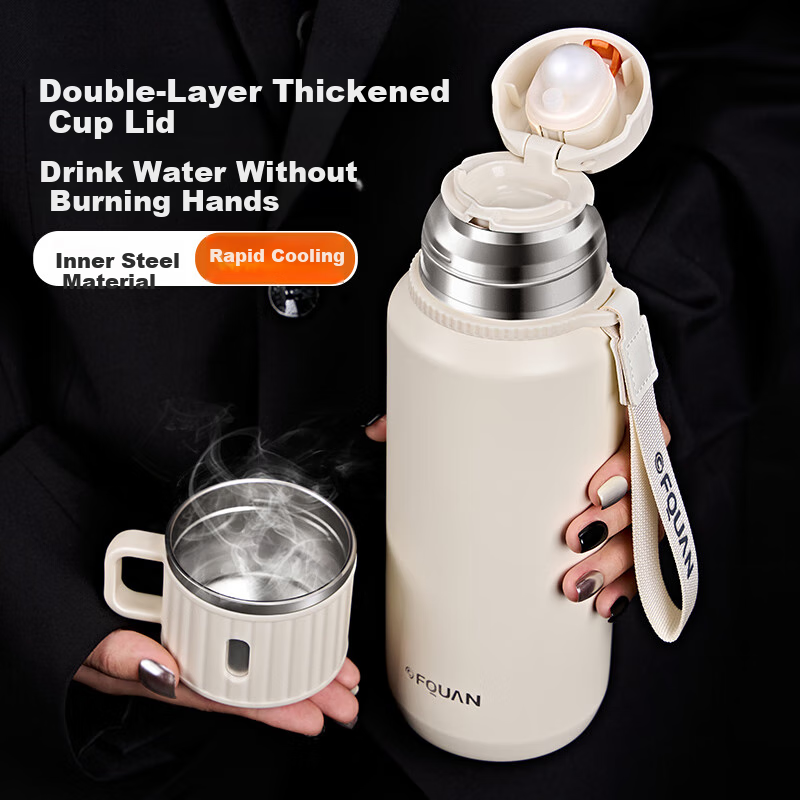 CICA Insulated Mug for Women And Men, Large Capacity, Stylish Design, 316 Food-Grade Stainless Steel, Student Water Bottle, New 2026 Model