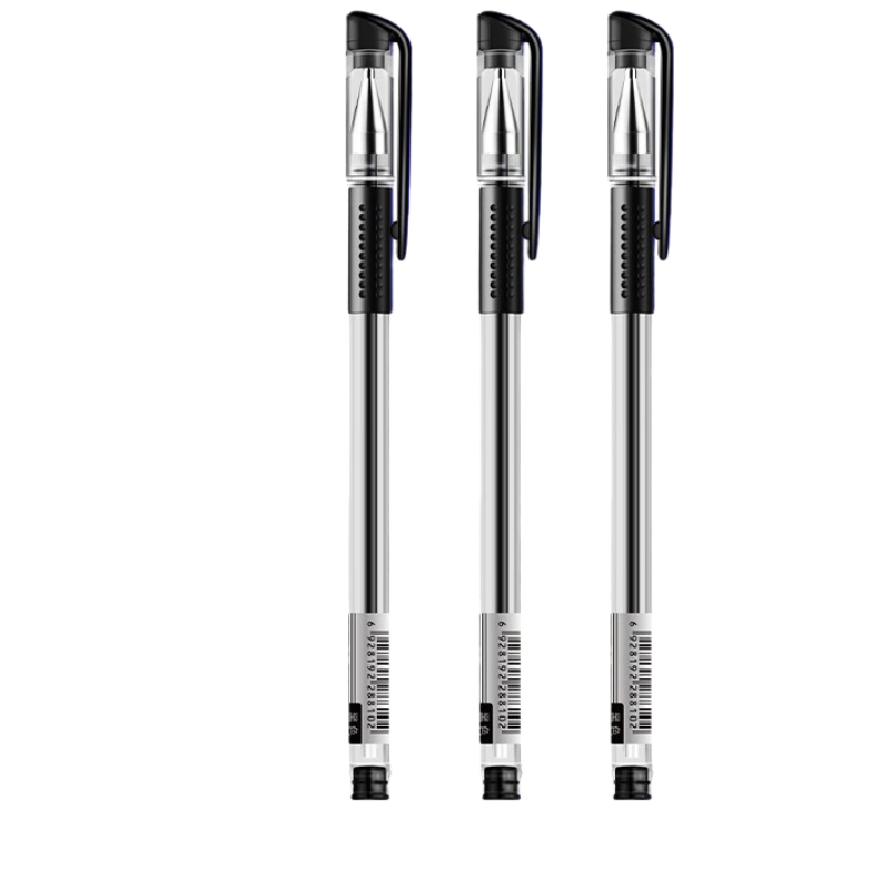 Kaoerde 0.5mm Classic Office Bullet Tip Gel Pen Multi-color Signature Pen [8810] Black/12pcs