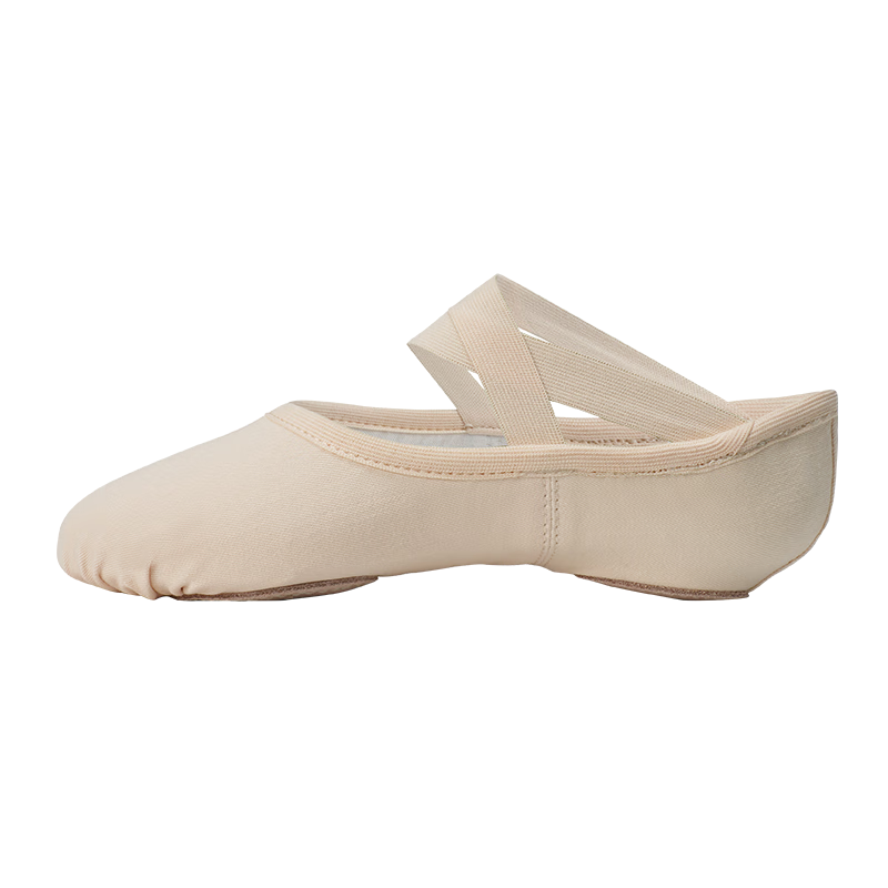 Sansha Kids Ballet Practice Shoes Elastic Chinese Classical Dance Soft Shoes Cat Paw Two-Piece Sole S27W Pink Size 37