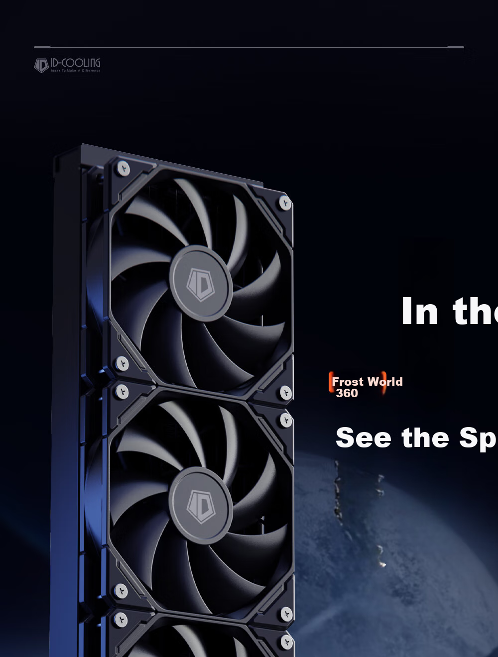 Kulin (IDCOOLING) Xuejie DF360 ARGB White All-In CPU Water Cooler with One Fan, Compatible with LGA1200/1700/AM4/5 3