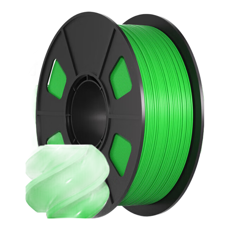 CMYKSUPPLIES 3D Printing Filament PETG 1.75mm Compatible with Tuozhu, Chuangxiang Sanwei, Duoku, Fuzhi, Jiguang Erwo 3D Printer Spool Green 1kg