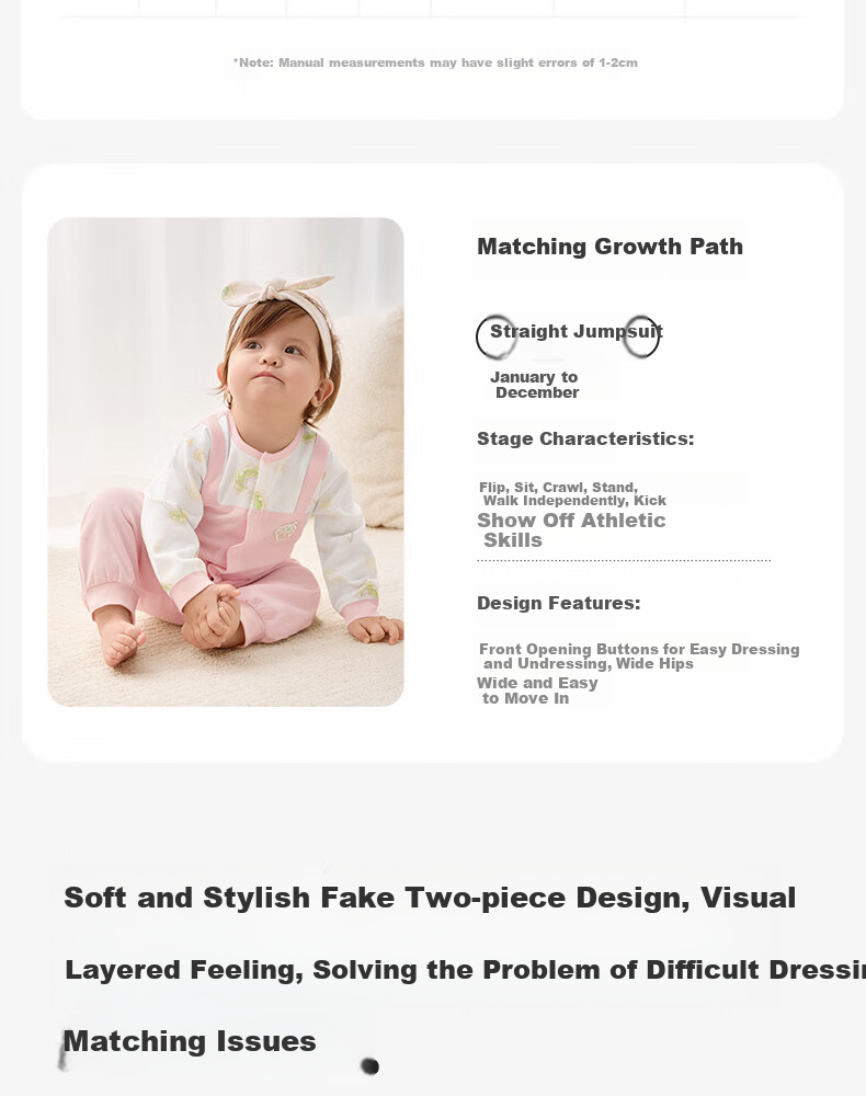 Shiyuejiejing, Baby Romper, Straight-Collar Bodysuit, Infant Onesie, Newborn Clothing 4