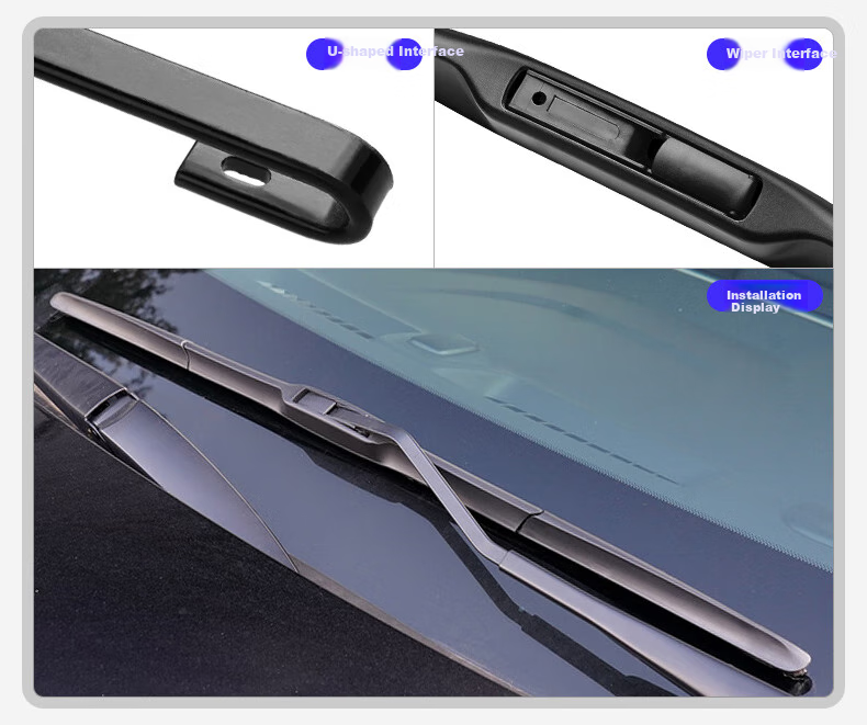 Deyun FAW Toyota Corolla Windshield Wipers for 2019-2022 Models, Original 2019 Hybrid Rubber Strip Blades, 1 Pair 5