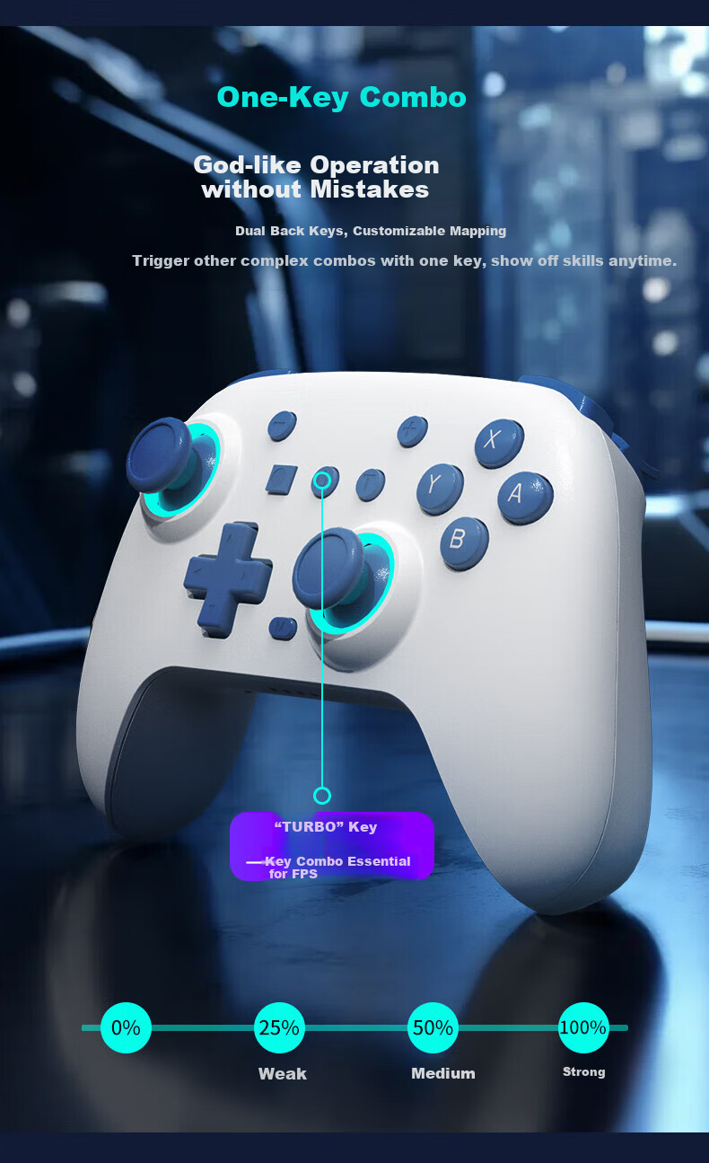 Yuyou Wireless Game Controller Switch2 Controller PC TV Mobile Bluetooth Android Apple Steam Xbox-Like Computer NS Dual Shadow Monster Hunter: World 5