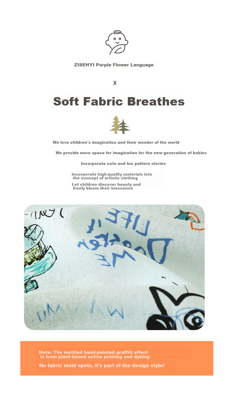 Purple Floral Language [Soft Lyocell] Children's Pajamas Spring and Autumn New Boys' Homewear Summer Air Conditioning Clothes 160 2
