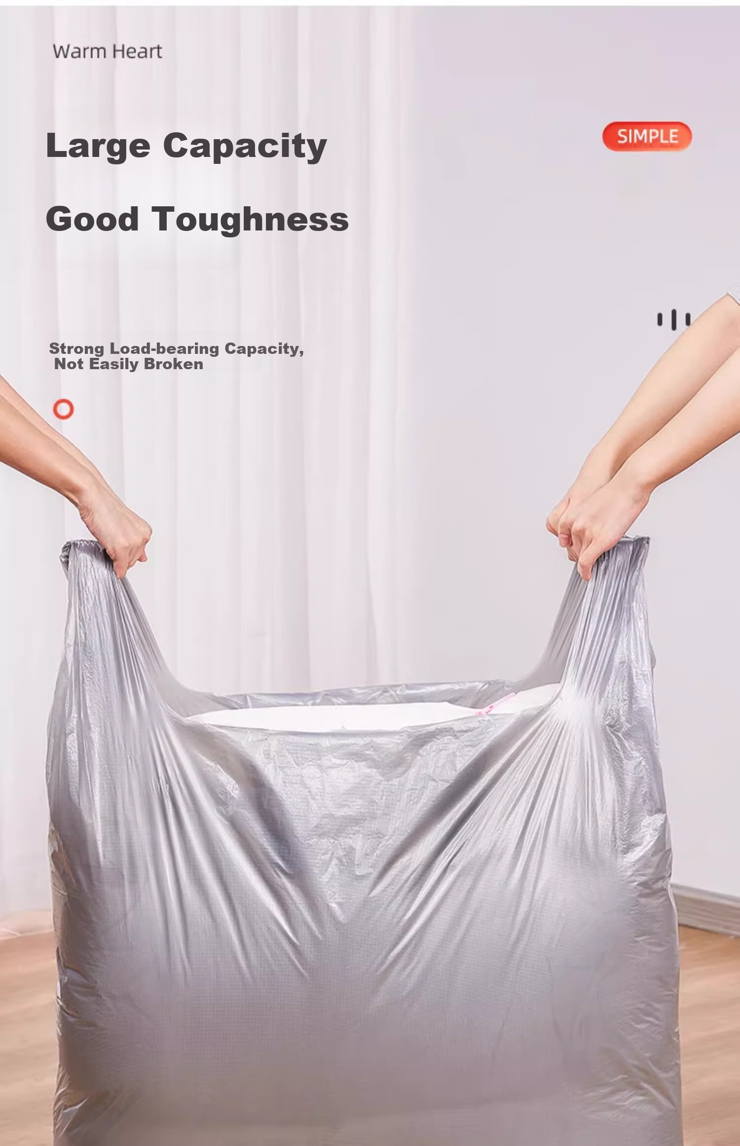 Jiadu Moving Packing Bags for Quilts And Clothes, Large Capacity Thickened Storage Bags for Organizing Clothes, Moving Essential Tool 4