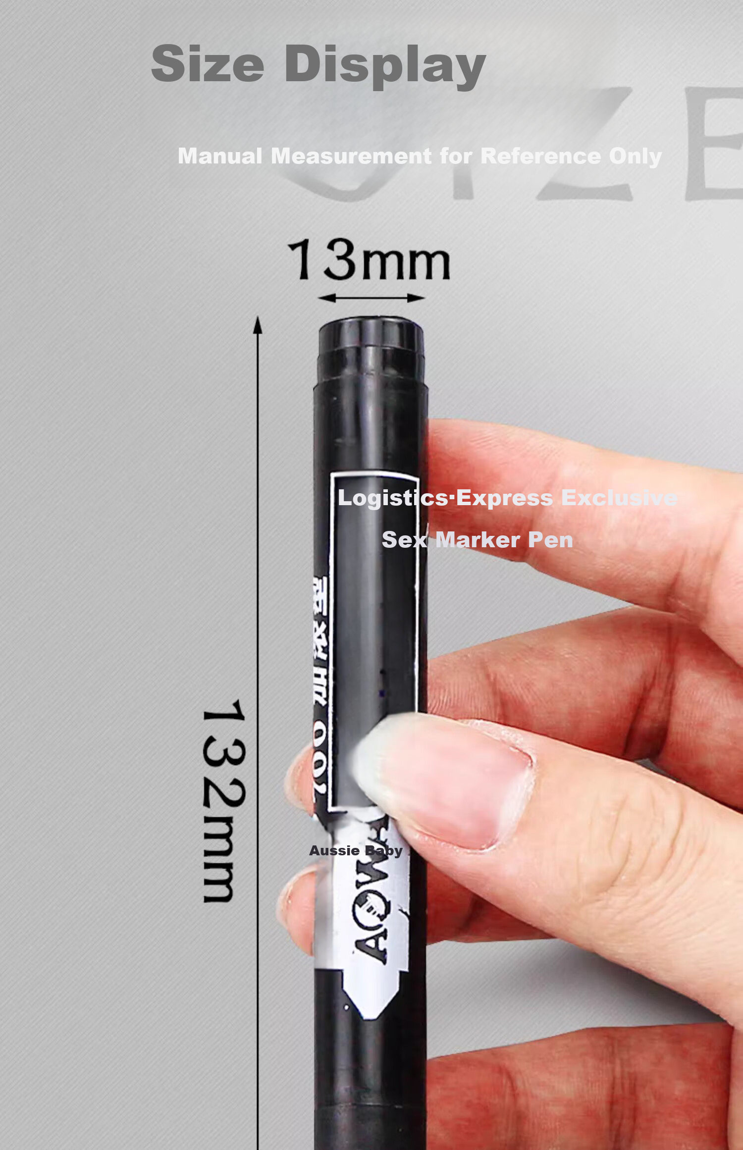 Aowa Marker Pens, Red Blue Black Large Tip Oil-Based Signature Pens, 30 Black Waterproof Quick-Drying Non-Fading Colorful Thick Fiber Pen Tips, Quick-Drying Waterproof, for Logistics Office Express Delivery Use 11