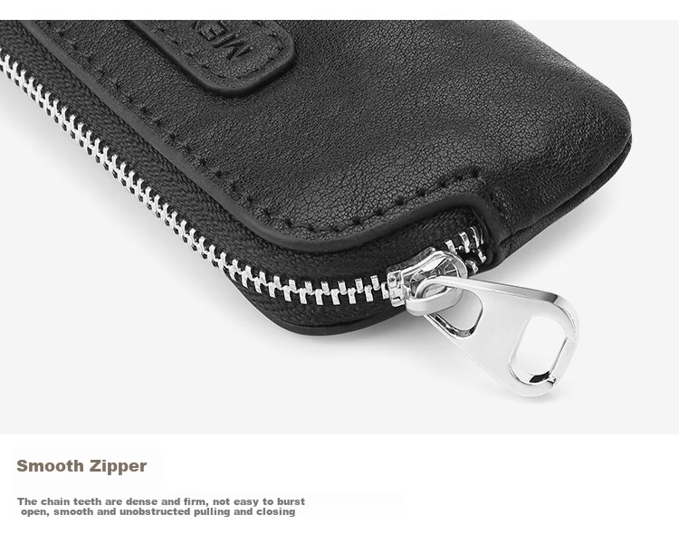 MEXICAN Car Key Case for Men And Women, Top-Grain Leather, Large Capacity, Multifunctional, Coin Purse, Lightweight, Home Use, Access Card Holder 13