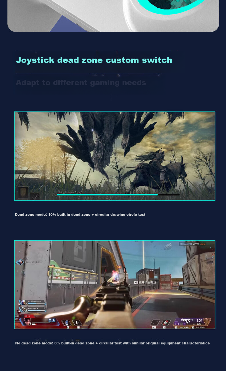 Yuyou Wireless Game Controller Switch2 Controller PC TV Mobile Bluetooth Android Apple Steam Xbox-Like Computer NS Dual Shadow Monster Hunter: World 3