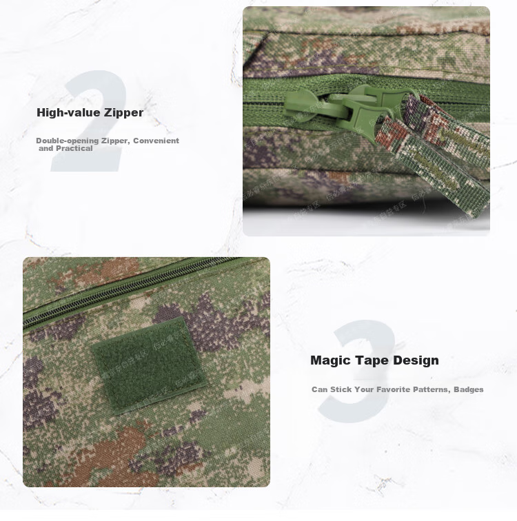 Xinbirui New Camouflage Front Carry Bag, Portable Foldable Scratch-Resistant Wear-Resistant Expandable Large Capacity Bedding Bag Jungle Starry Sky 5