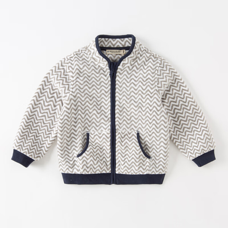 David Bella Huggable Jacket Boys' Spring and Autumn Fleece Top Children's Outerwear Baby Girls' Fall Clothing