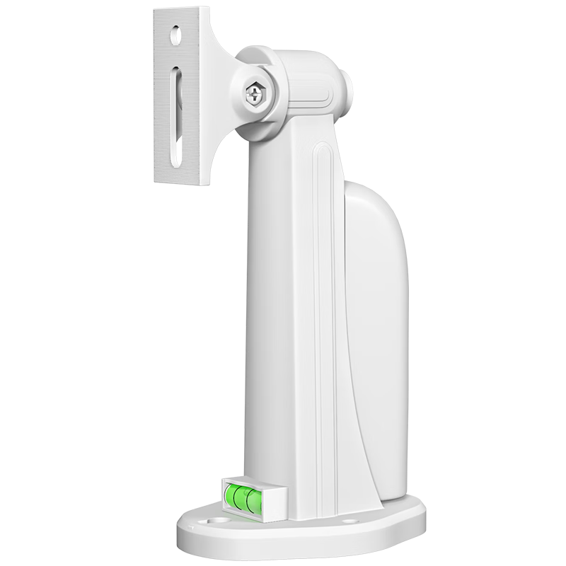 COMPCCTV COMPCCTV SMT-306S Surveillance Camera Mount with Level And Junction Box for Indoor And Outdoor Use, Adjustable Wall-Mounted Camera Bracket with Cable Management And Storage Box