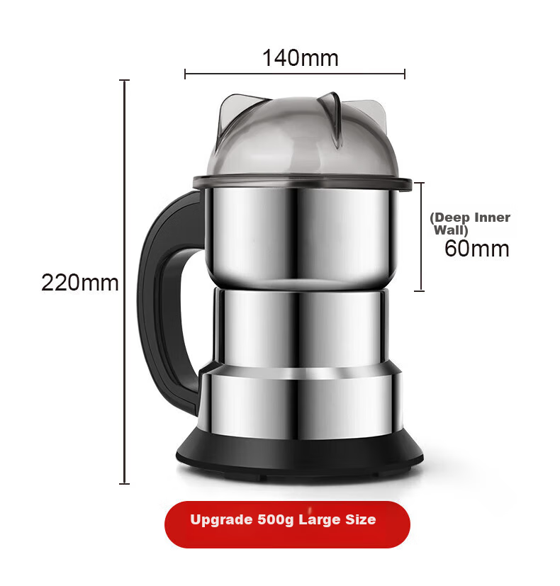 Momi Premium Powder Grinder Ultra-Fine Milling Machine Herbal Medicine Pulverizer Grain Grinder Small Household Blender 13