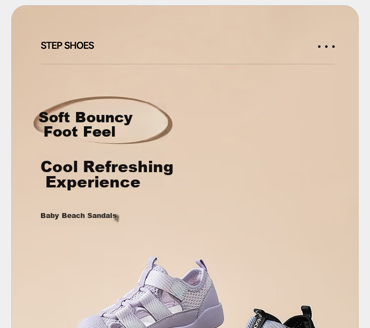 YEEHOO Children's Shoes, Summer Breathable, Infant Mesh, Girls' Casual Shoes, Soft Sole, Non-Slip Steady Shoes, Boys' Sandals 1