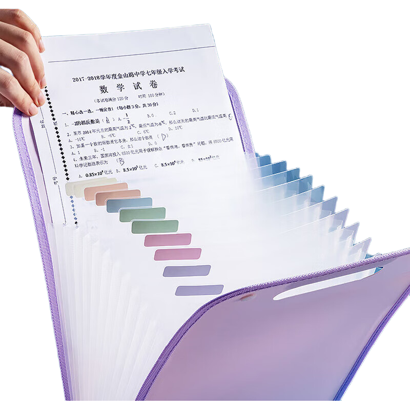 Licao Exam Paper Storage Bag File Folder Accordion File Organizer Capybara 3C Digital Lowest Price Online