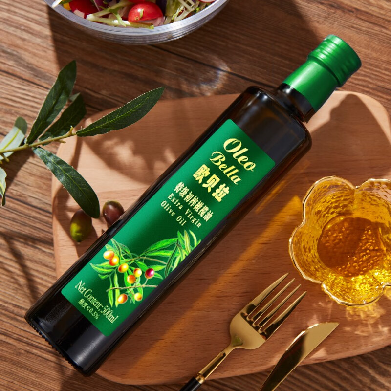欧贝拉（Oleo Bella）西班牙原油进口特级初榨橄榄油500mlx2礼盒 团购年货礼盒 送礼