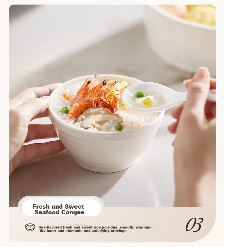 Midea Rice Cooker 3-4 People 4L Household Ceramic Antibacterial Wear-Resistant Inner Pot One-Touch Firewood Rice Quick Cooking Smart Reservation Multifunctional Micro-Pressure Stew Rice Cooker MB-4E61 11