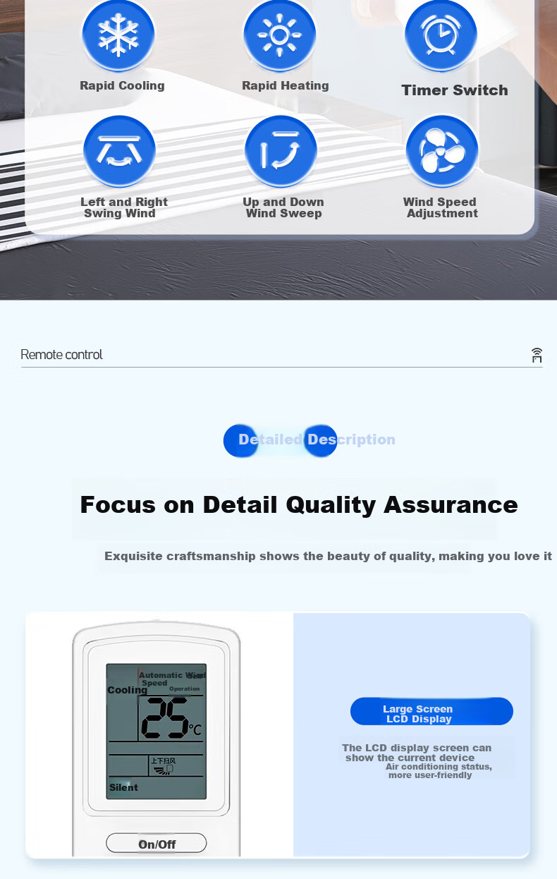 Dongpuli Compatible with Gree Air Conditioner Remote Control for Floor-Standing And Wall-Mounted Units, All Models YBOF2 YADOF YAPOF YAPOF3 Universal 10