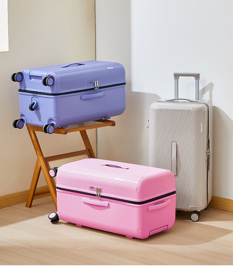 JEEP Large Capacity Stylish Women's Travel Luggage Suitcase 30-inch Carry-on and Checked Rolling Suitcase 5
