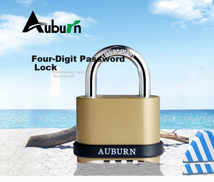 Aoben Password Padlock 7612, Cargo Door Lock, Anti-Theft Lock, Indoor And Outdoor Door Lock 1