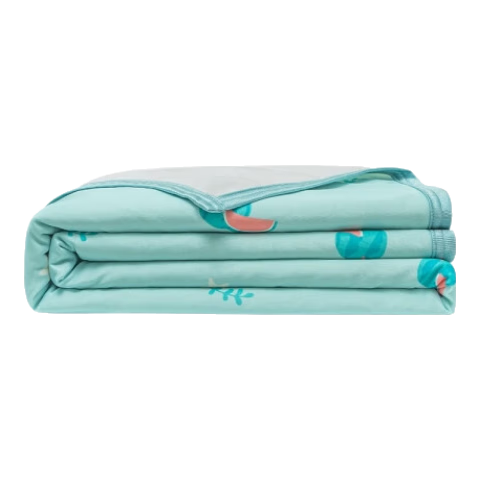 JD Original Small Wave Blanket, 1030g Air Conditioning Quilt Towel Blanket, Nap Blanket Summer Cool Quilt Maldives, 150x200cm