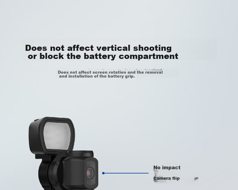 NEEWER Pocket3 Magnetic Fill Light, Pocket Spirit 3 Camera Single Color Temperature Photography Light, Portable Flashlight, Camera Lighting, Black 10