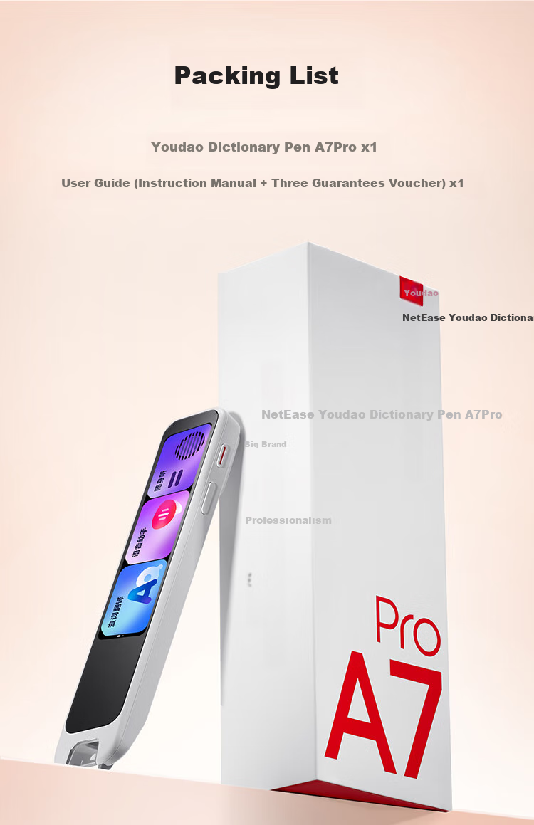 Youdao Dictionary Pen A7Pro English Reading Pen for Primary, Middle And High School Students, Synchronized Across All Subjects, Scanning Learning Pen, Electronic Dictionary Translation Pen, Vocabulary Pen, Reading Machine Learning Device 19