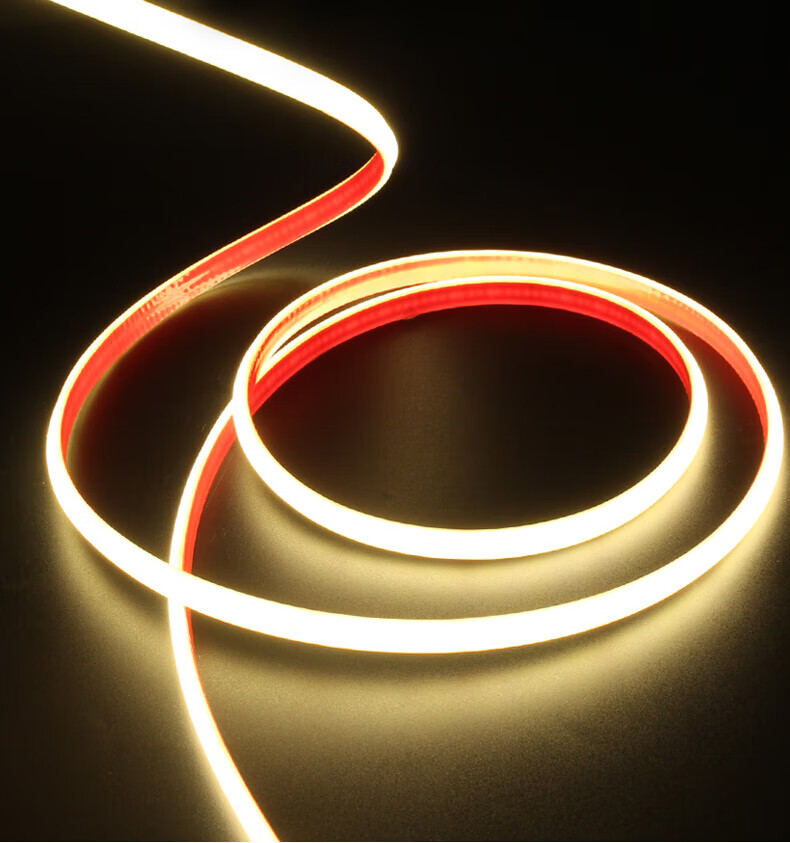 Eiperfic High Brightness COB LED Strip Light Outdoor Waterproof Ceiling Soft LED Tape with Adhesive White Light 10m EF-COBD-220V 1
