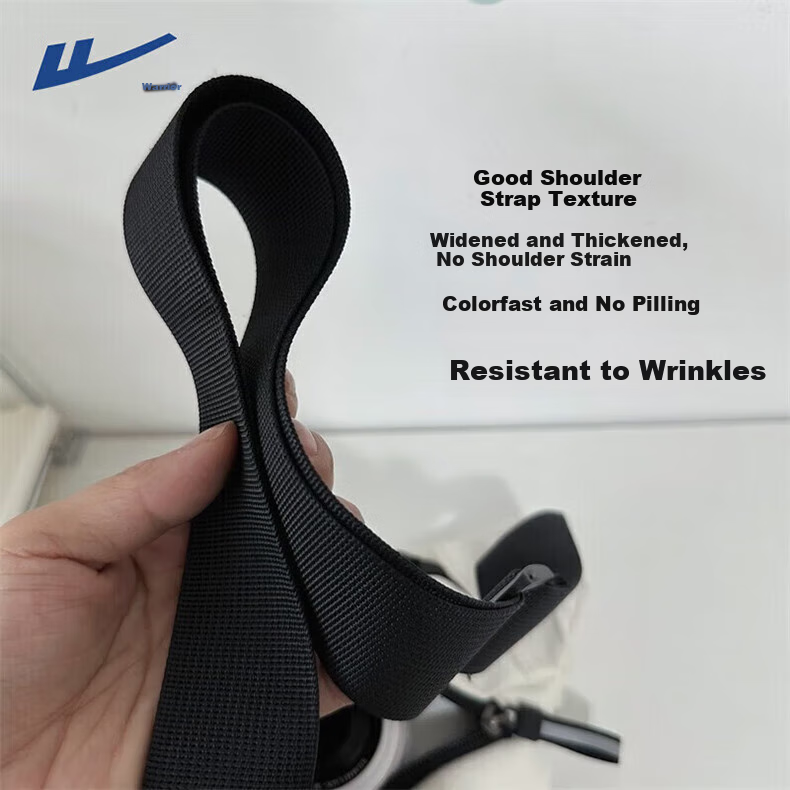 Huili Crossbody Bag for Men, Harajuku Workwear Style Sports Waist Pack, New Hong Kong Style Versatile Casual Student Cycling Shoulder Chest Bag for Wome 9