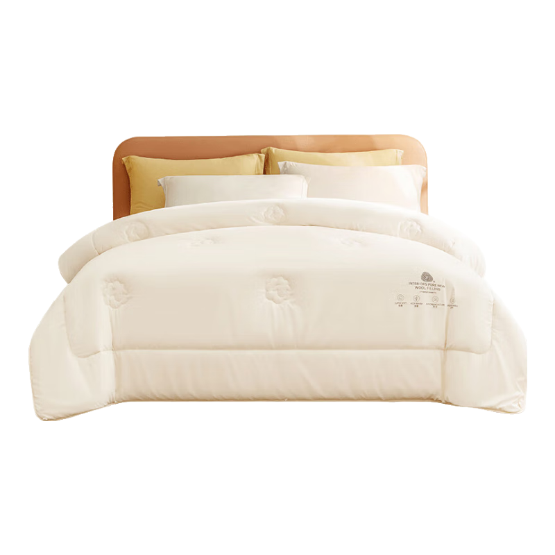JD Original Imported 100% Dormitory Wool Deep Sleep Comforter, Winter Thick Duvet Insert Class A - Winter Quilt 1.5x2m Approximately 4.6 Ji