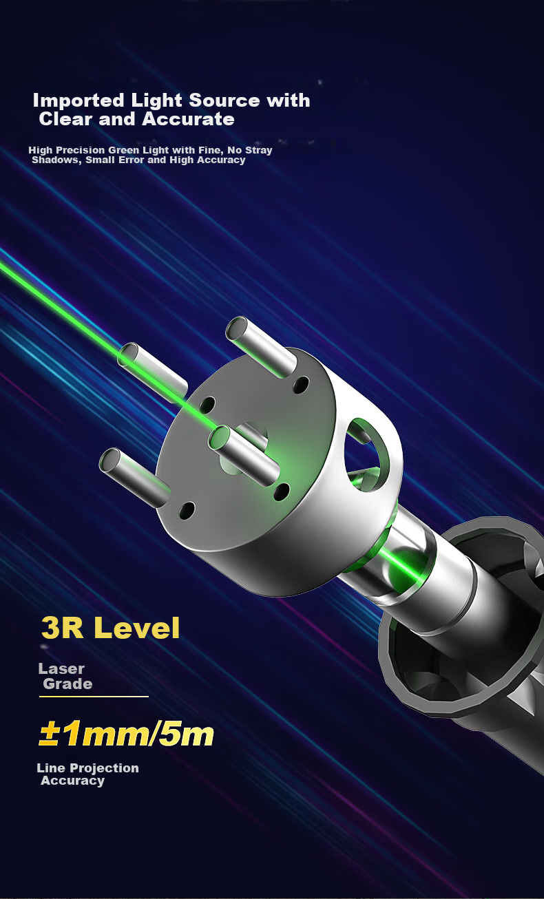 Dongcheng Green Light 3-Line Level, Infrared Automatic Line Drawing FF08-21, Laser High-Precision Fine Line Projector 4