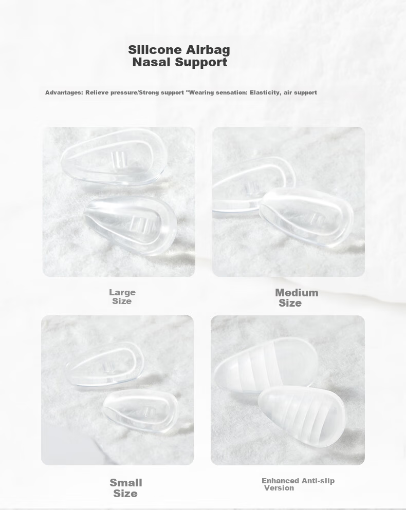 Yanjingbang Titanium Metal Anti-Pressure Mark And Non-Slip Nose Pads, Bridge And Eyeglass Frame Accessories 15