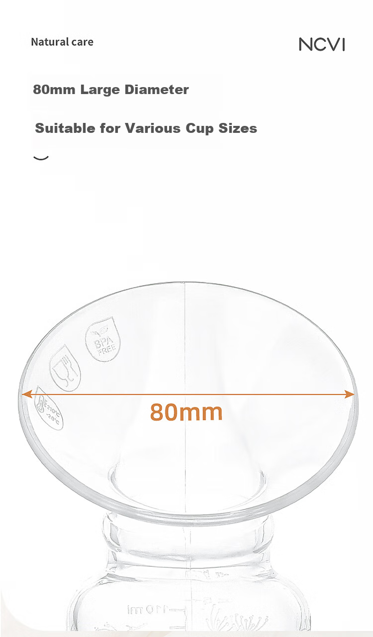 Xenbea Ultra-Thin Wearable Breast Pump, Hands-Free Manual Breast Pump, Leak-Proof Milk Collector, Milk Extractor 8797 9