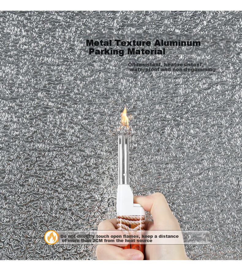 Mileqi Summer Heat Insulation And Cooling, Upgraded Thickened Self-Adhesive Aluminum Foil Roof Insulation Sticker, Suitable for Chopped Fish Head And Similar Vehicle Models, Orange Peel Texture, 4 Cm Wide * 10 Meters Long 5