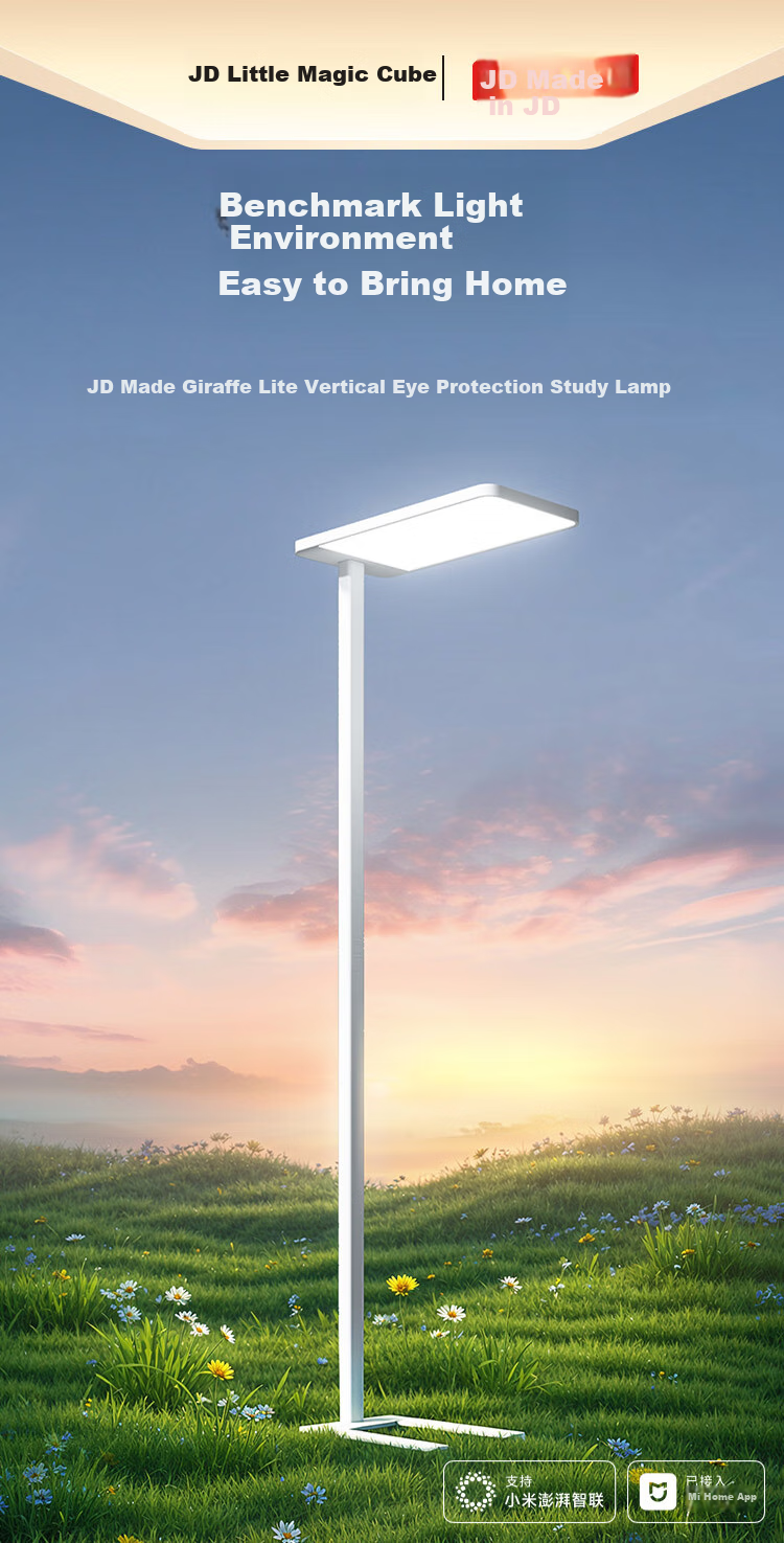 JD Original Giraffe Lite2 Floor Lamp, Eye-Protecting Study Desk Lamp with Motion Sensor Switch, Standing Lamp 1