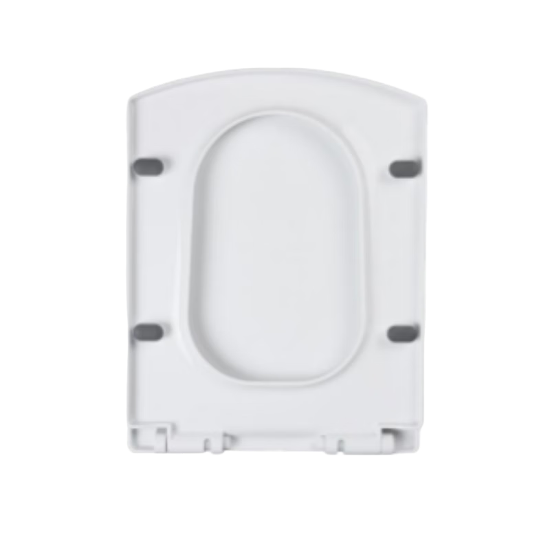HSPA Square Toilet Seat Universal Slow-Closing Thickened Square Toilet Lid Cover Bathroom Toilet Accessory 1128