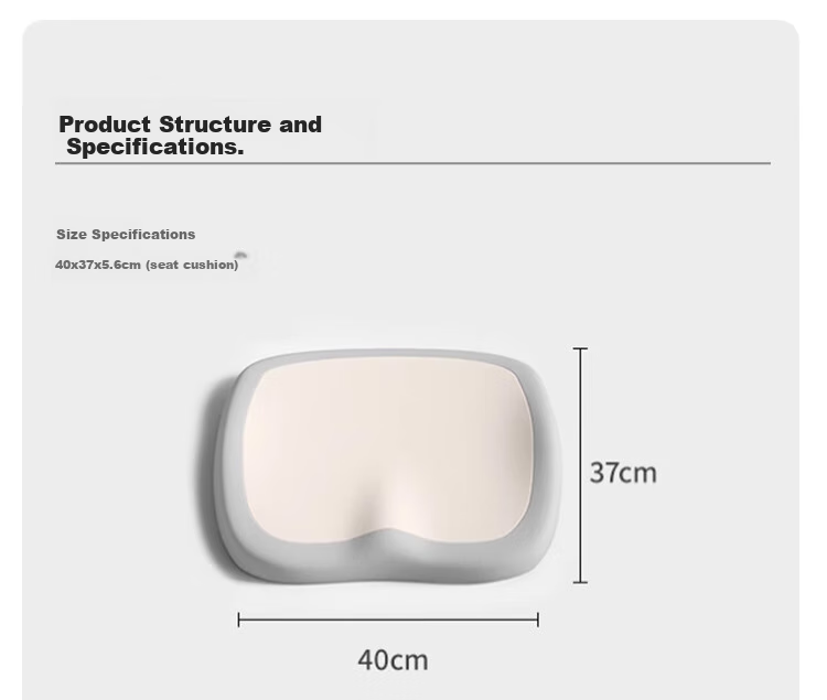 Fanyejia Memory Foam Car Seat Cushion, Anti-Bottom Pain, Pressure-Reducing Seat Pad, Classroom Long-Term Sitting Aid, Anti-Bottom Pain Seat Cushio 7
