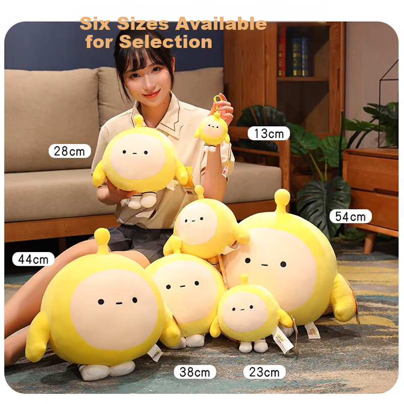 Airuisi Official Egg Party Doll Plush Toy Stuffed Animal Sleeping Pillow for Children, Boys And Girls Birthday Gift 7