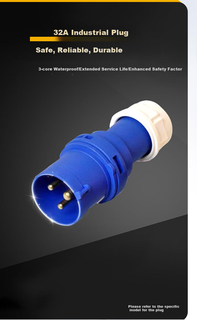 Datangbao PDU Cabinet Socket, 32A 8000W, Aluminum Alloy, Three-In Protection, 12 Outlets, Cabinet-Specific, National Standard, Cable Length 3 Meters, HP7805 3