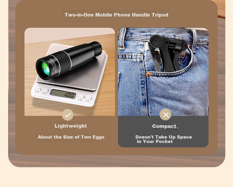 HaleBor Concert Photography Tool, Smartphone Lens Telephoto High-Definition External Camera, Live Streaming Music Festival Magnifier 2
