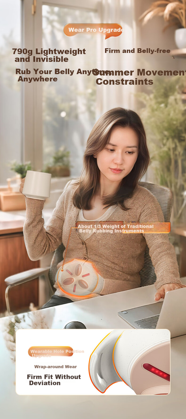 Keaiyuansu Xiaoxianghu Pro Gift Box Edition, Stone Abdominal Massager, Automatic Belly Kneading Device for Promoting Intestinal Peristalsis, Constipation Relief, Excess Fat Reduction, Mid-Autumn Festival Gift for Elders And Girlfriends 10