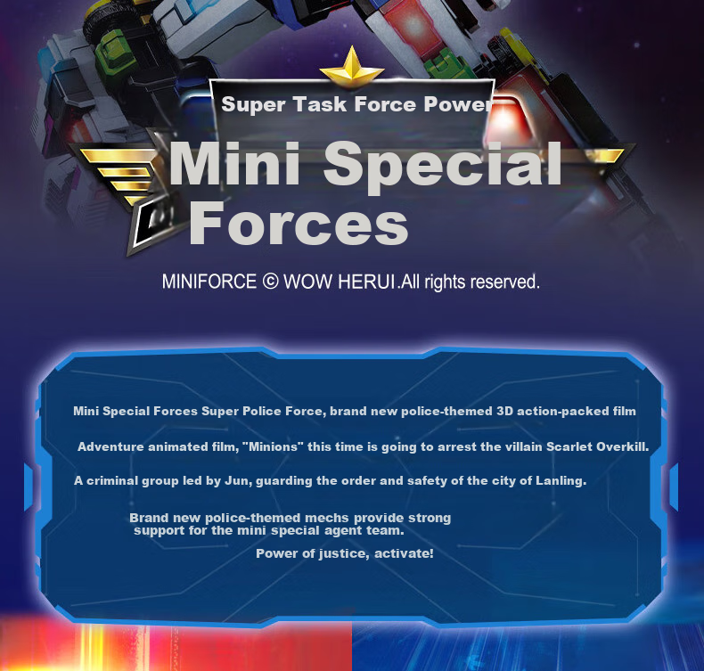 Minitegongdui X Zhanjing Liangqiang Toy, Ice-Cold Zhanjing in Two Forms, Masi Zhanjing Transforming Mecha with Weapons, Gift for Boys 2